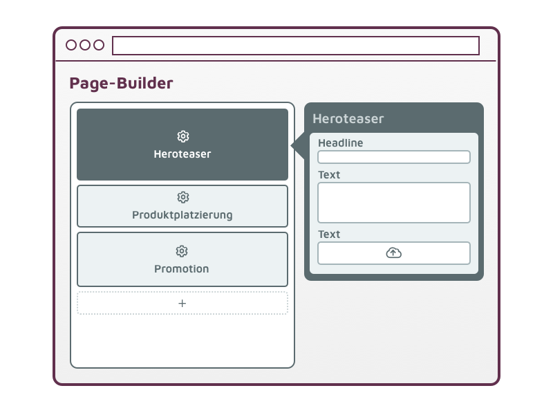 Makaira E-Commerce Landingpage-Editor